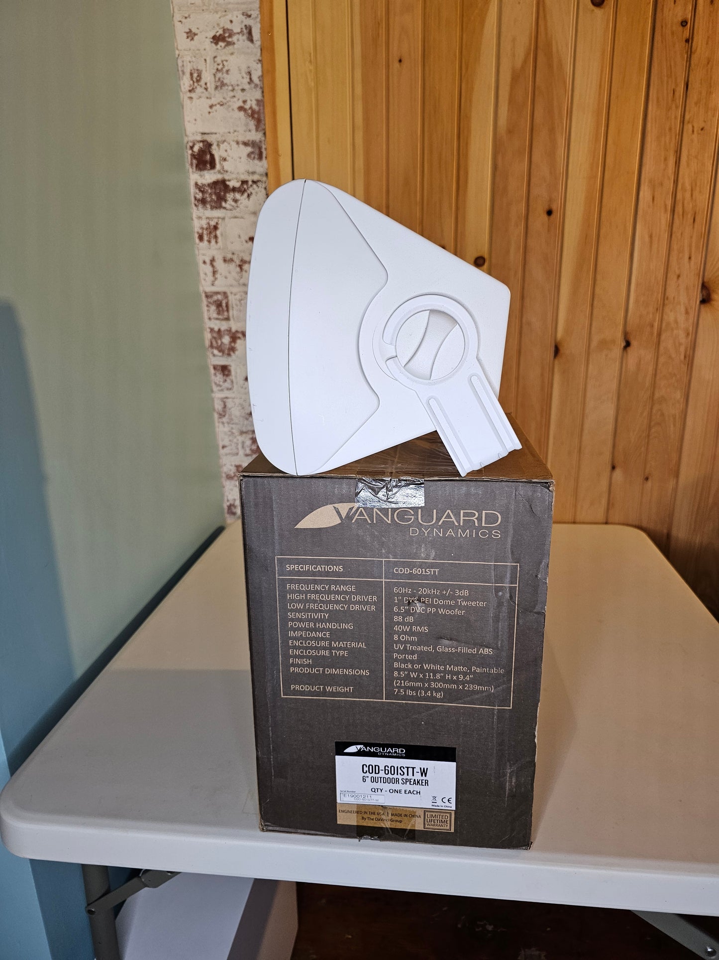 Outdoor Weatherproof Stereo Speaker COD-601STT