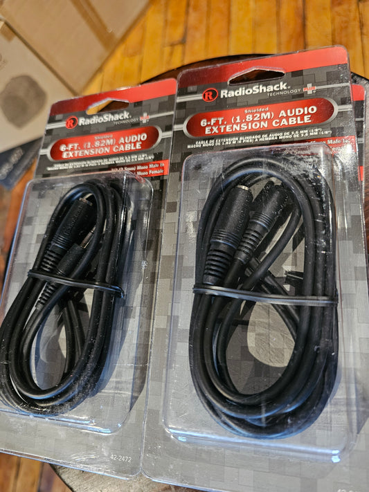 Stereo audio extension cable